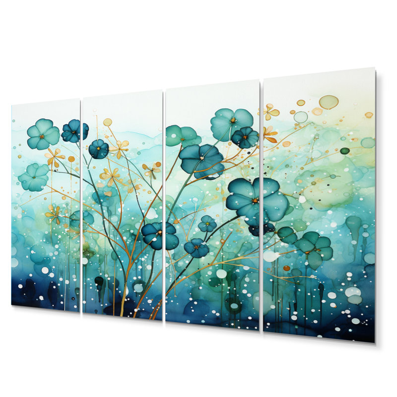 Ensemble d'art mural en métal "Collages abstraits"