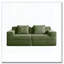 Causeuse modulaire à 2 places sans siège, canapé modulaire Cloud avec assise profonde-75521659