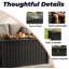 180 Gallon Water Resistant Resin Lockable Deck Box-98429066