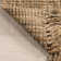 Tapis campagnard naturel en jute tissé à plat à la main Isalena