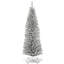 Arbre de noël artificiel argenté 6 pi