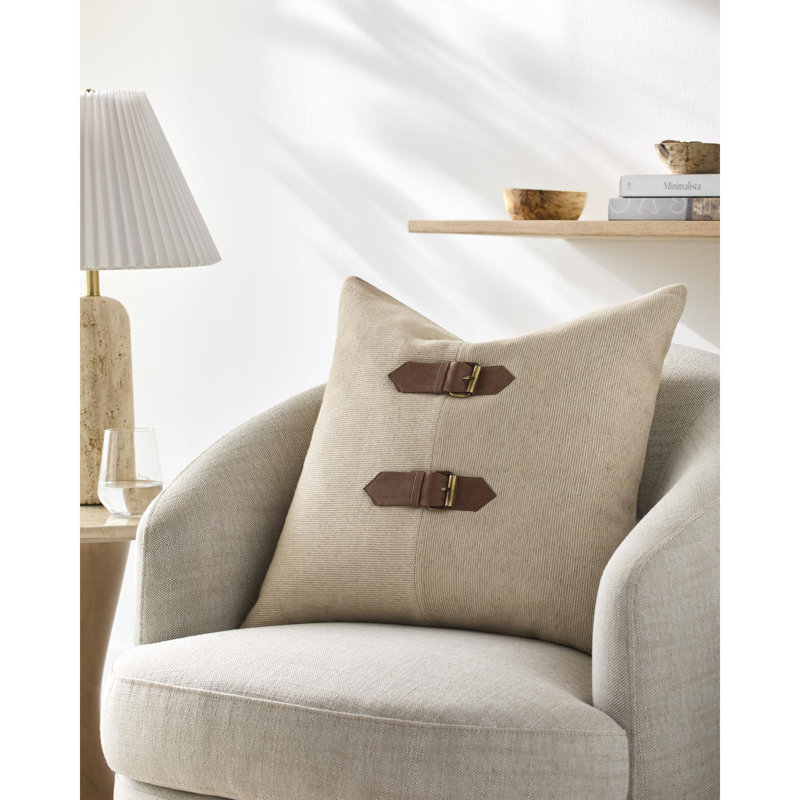 Coussin décoratif Galey Alix X Livabliss Havre, Inférieur, H 18 po x l 18 po