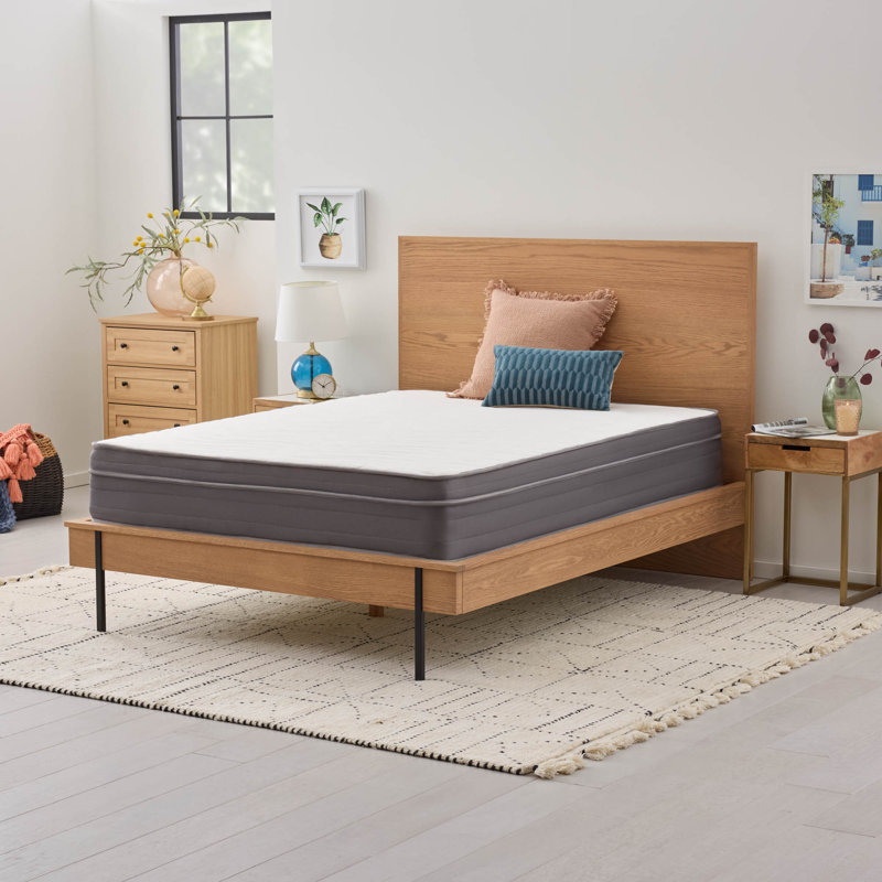 Linenspa Essentials 12 po Matelas hybride moelleux en mousse viscoélastique imprégnée de gel, Plein
