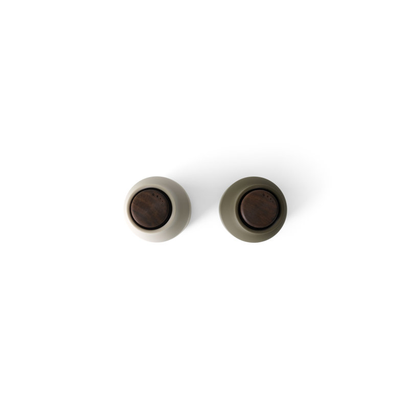 Salt & Pepper Mill Set, Hunting Green/Beige