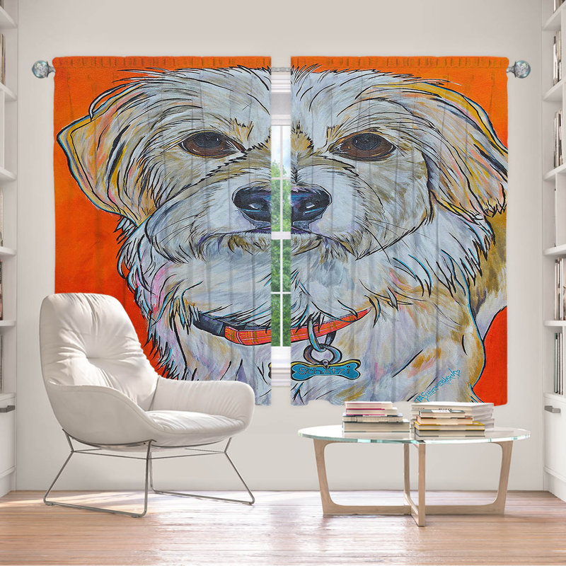 Ellaruth Room Darkening Curtain Pair, 40" W x 61" L