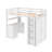 Gaedtke Kids Twin Loft Bed with Drawers-1843409677
