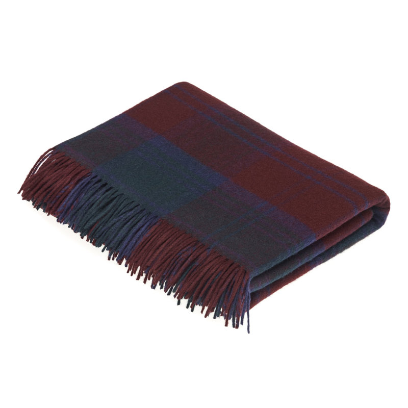 Tartan Hand Woven Throw Blanket