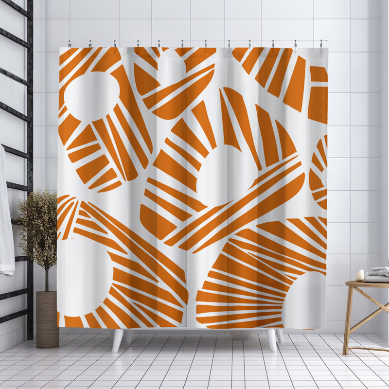 Coco Shower Curtain, Orange