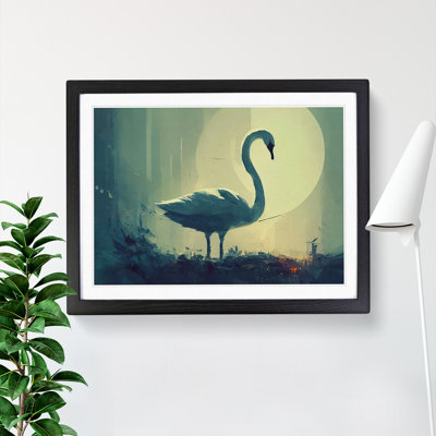 Swan Art Painting Vol.2 1 Piece Single Picture Frame Painting