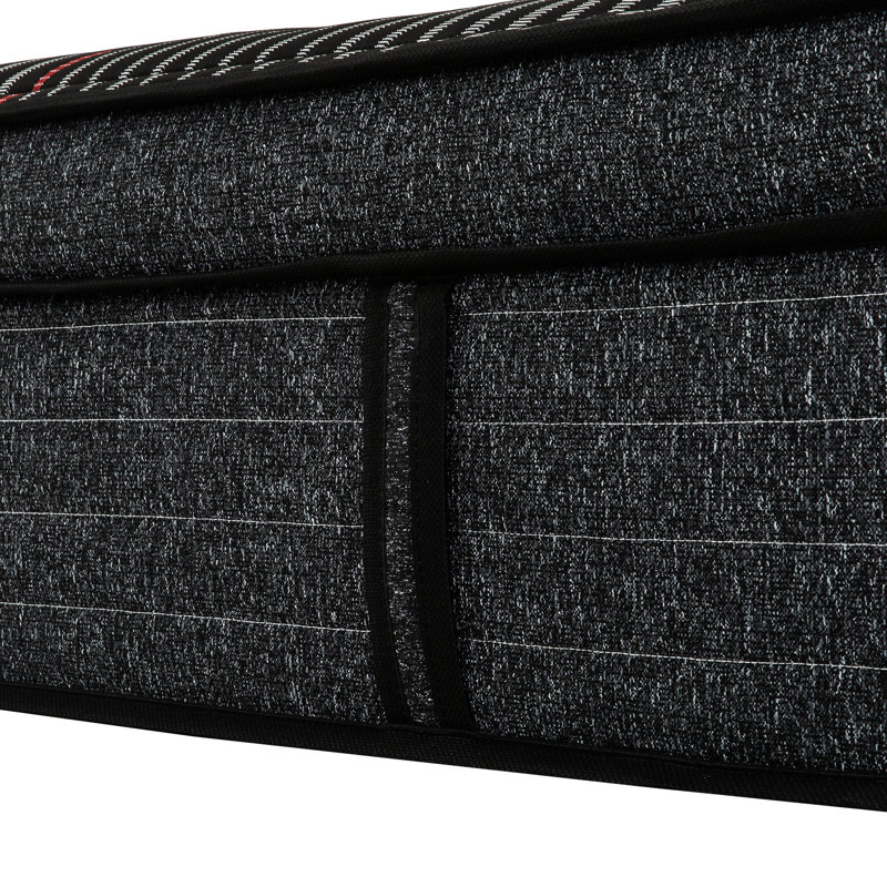Matelas en mousse viscoélastique gélifiée de 15 pouces de très grande taille, support de bord, housse respirante, régulation de la température avec le dessus, mousse, refroidissement, convoluté pour la circulation de l'air