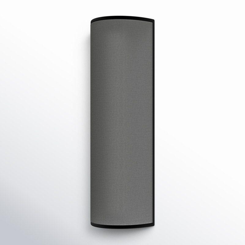 Everie LED Flush Mounted Sconce, Black Organza