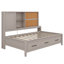 Lit de jour simple avec tablettes de rangement-1323511522