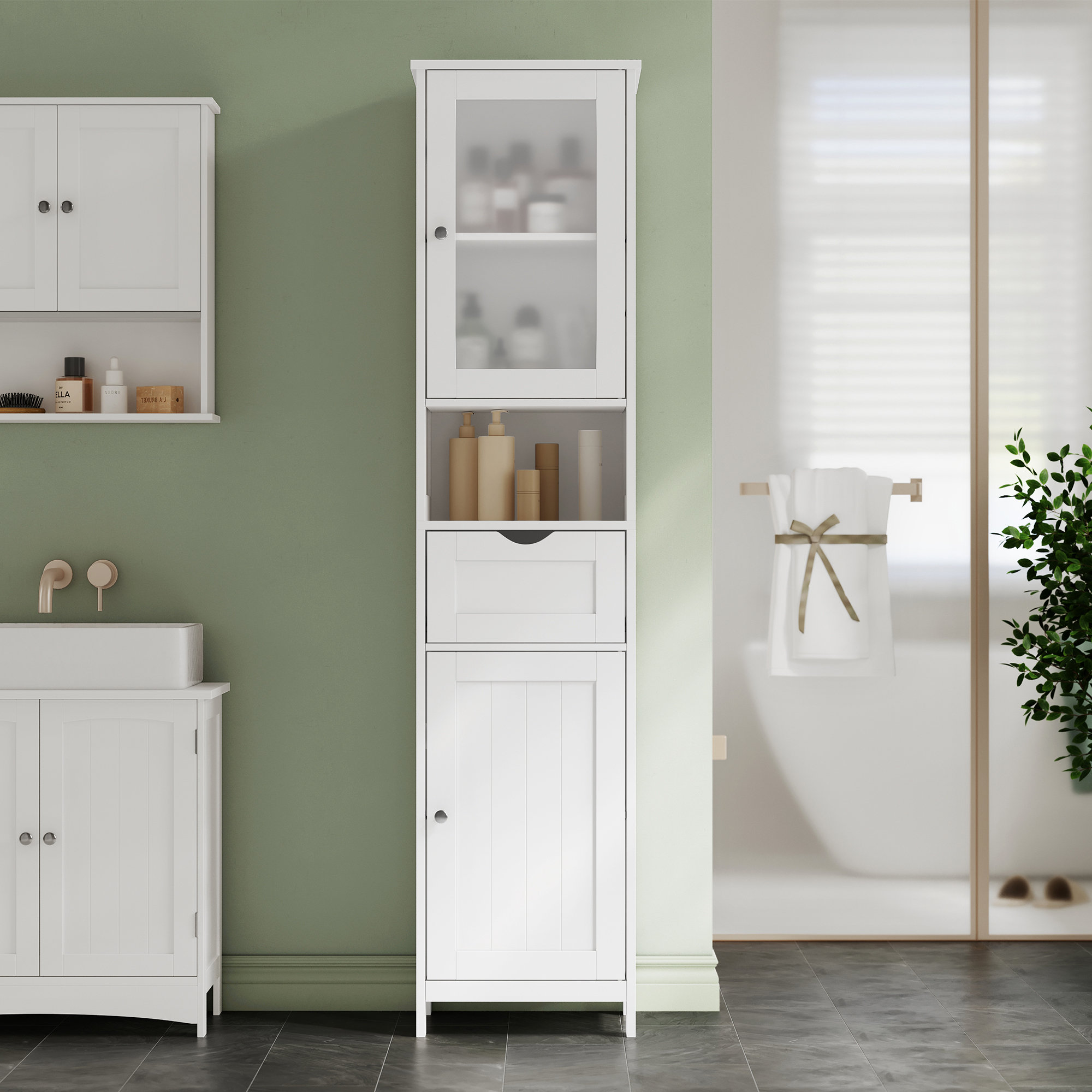 https://assets.wfcdn.com/im/62896247/compr-r85/2633/263378628/freestanding-linen-cabinet-tall-bathroom-cabinet-with-a-drawer-adjustable-shelves-modern-style-.jpg