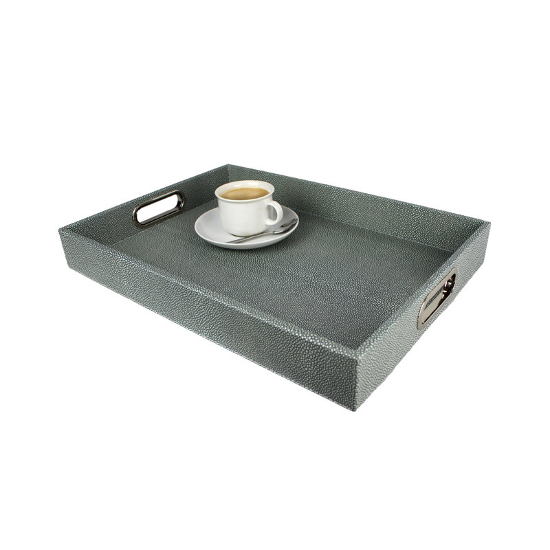 Ebern Designs Darryle Polypropylene Plastic Tray, Blue
