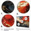 Rouge et or feu de marbre VI - art mural abstrait-667445914-667445909