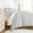 Duvet Cover Set Patterned Microfiber Ultra Soft Bedding in Quatrefoil-105813954-105813957