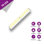 LEPOTEC 7.48Inch 10 LED Warm Wireless Rechargeable Motion Sensor Cabinet Light