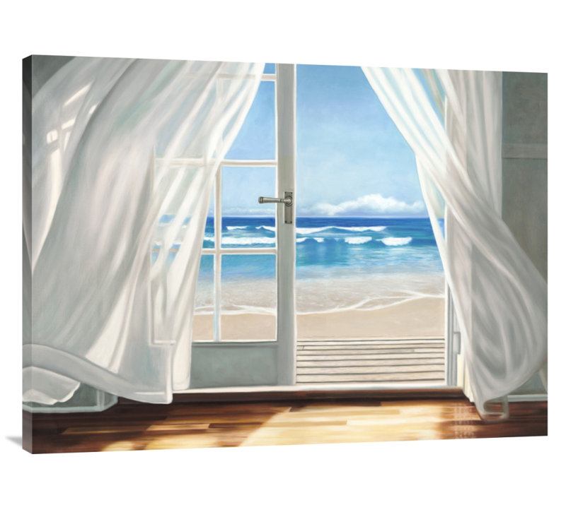" Window By The Sea ", 30" H x 40" W, Unframed/Canvas, No Mat
