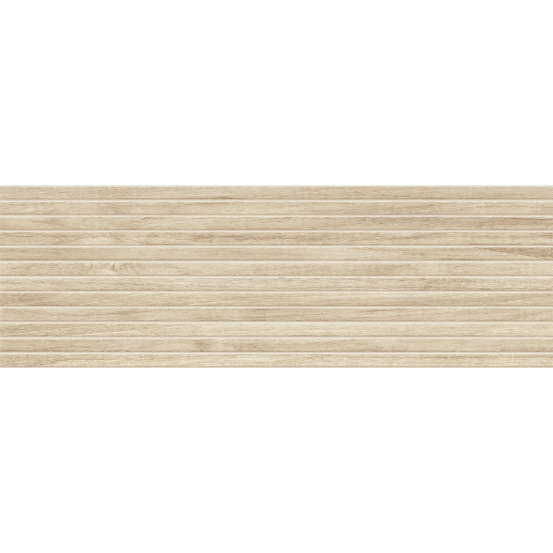 Flume 13 po x 39 po Carrelage mural Subway Linear, Acacia Koa