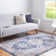 Tapis oriental bleu
