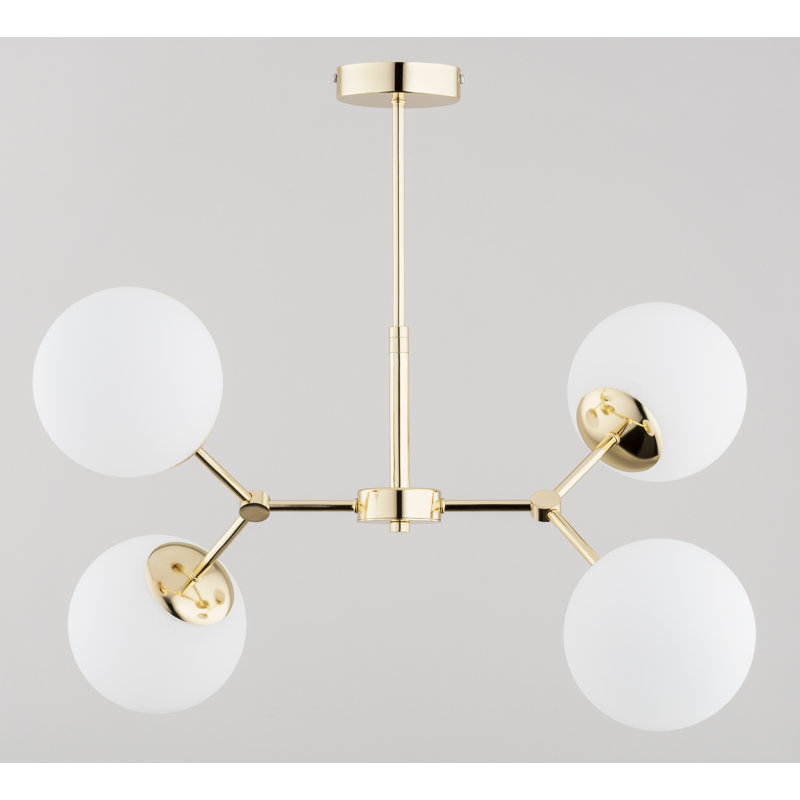 Alizai 4 - Light Chandelier, White