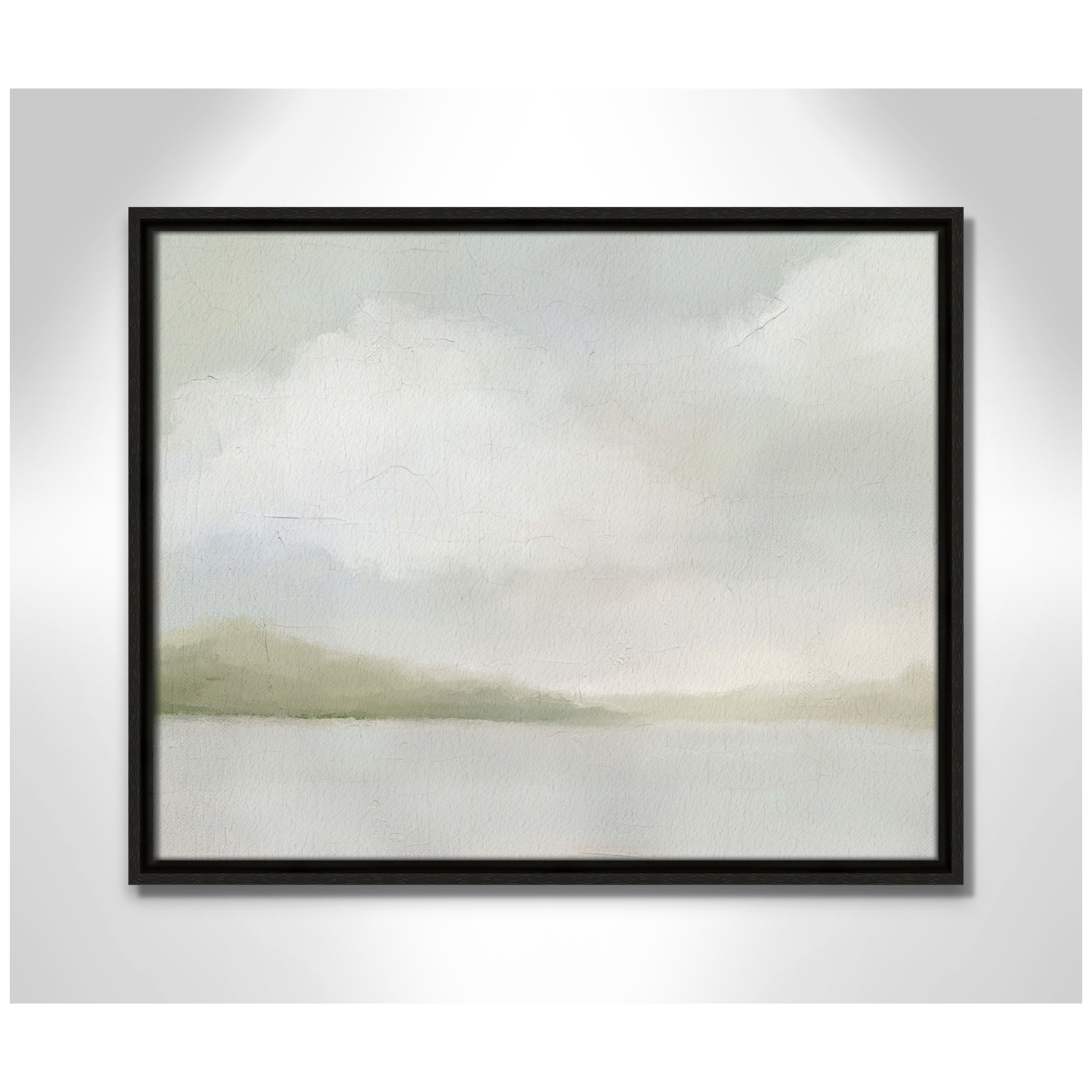 A Tranquil Morning, Espresso, 17.5" H x 21.5" W
