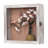 12X12x4 Shadow Box, Exterior Depth 4In Extra Deep Shadow Boxes Display Cases For Pictures, Photos And Keepsake(Distressed White)