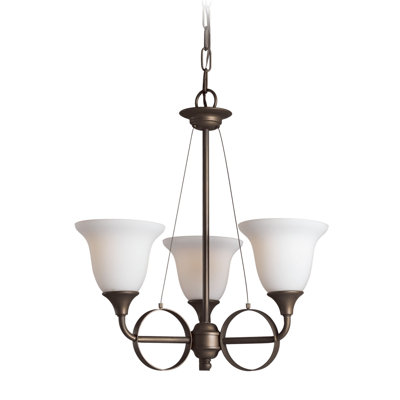 Lustre classique/traditionnel ombré 3 lumières Fall River