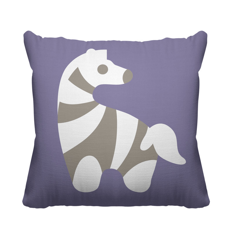 Coussin décoratif Simbi, L 17 po x H 17 po, Iris