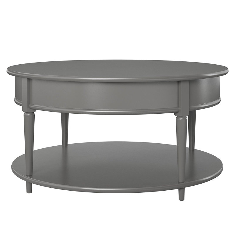 Floor Shelf Coffee Table with Storage
