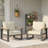 2-Piece All Aluminum Outdoor Chair with Heat-Resistant Wooden Armrest & Soft Cushions-1755121586