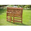 Bradon Solid Wood Pine Outdoor Bench-38390475-38420807