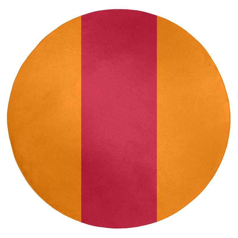 Chenille Indoor Rug, Round 5'