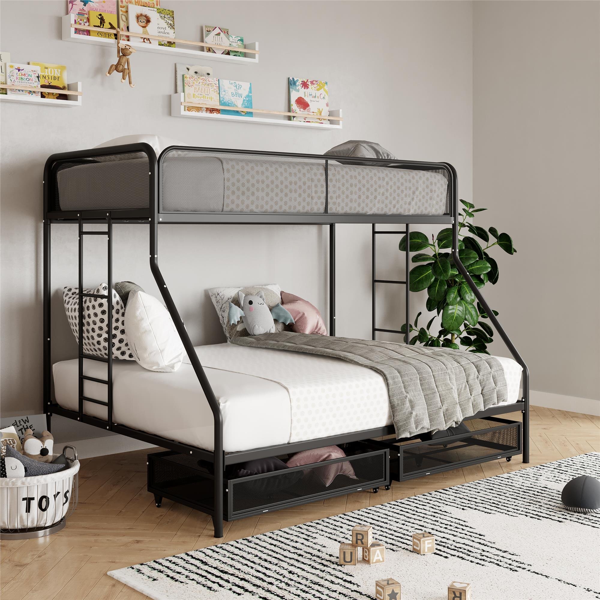 Harriet Bee Tammi Metal Standard Bunk Bed by Harriet Bee & Reviews ...