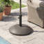 Parasol rond extérieur Ander 68 lb brun