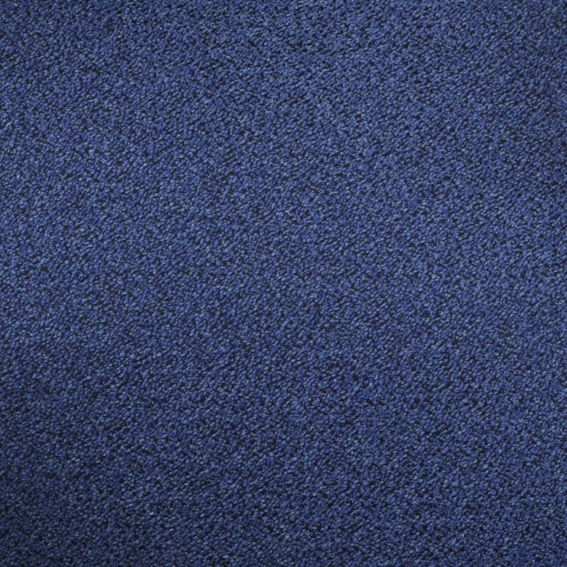Chaise avec accoudoirs à dossier rembourré Bottega, Naturel, Bleu et noir