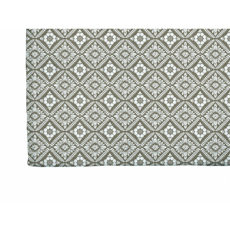 Petit tapis de bureau Talia, L 48 po x P 72 po, Brun