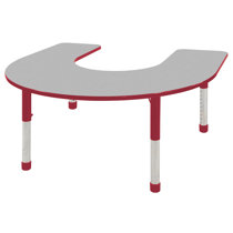 Adjustable Height Horseshoe Table - Learn Play Nexus