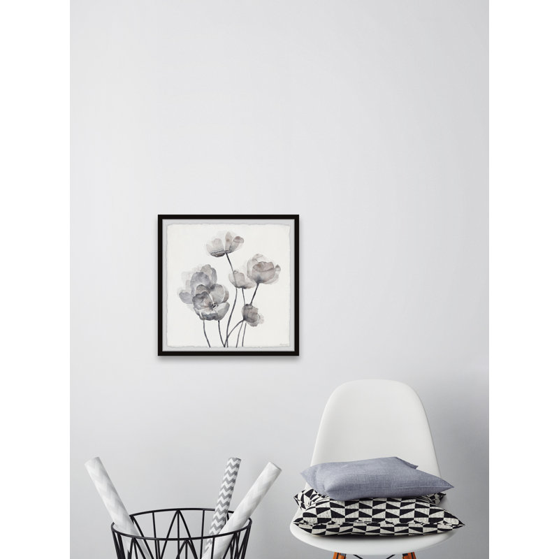 «Poppy Love», reproduction encadrée, H 24 po x l 24 po x P 1,5 po