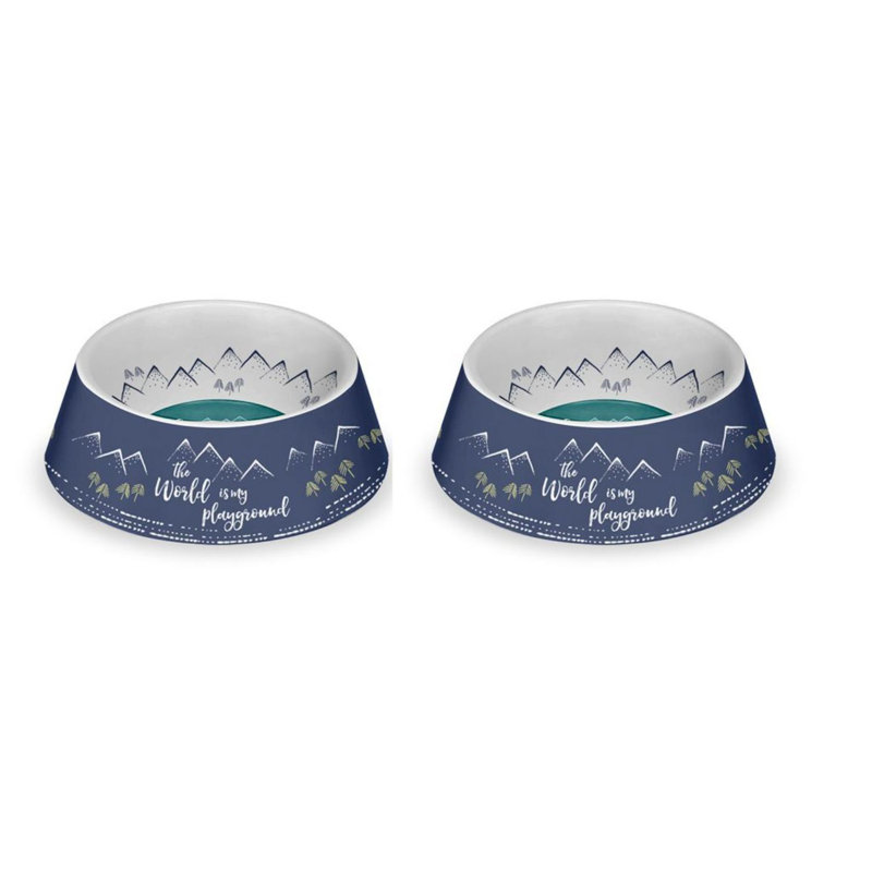 Playground Anti-Skid Pet Bowl, Large (4.75 cups / 38 fluid oz), 3.1"