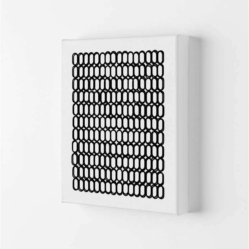 Black And White Oval Multi - Print, 84cm H x 59cm W x 1cm D, No Frame