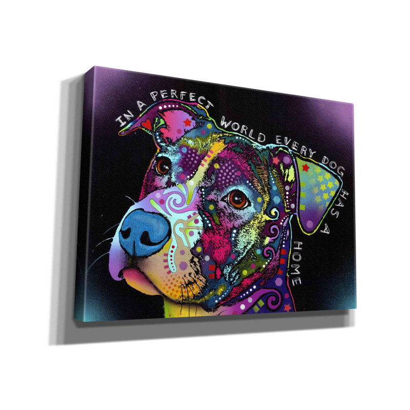 «In A Perfect World» par Dean Russo, estampe numérique sur toile, H 12 po x l 16 po x P 0,75 po