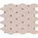 Valencia Blend Elongated Octagon 12.25 in. x 15 in. Polished Marble Mosaic Floor and Wall Tile