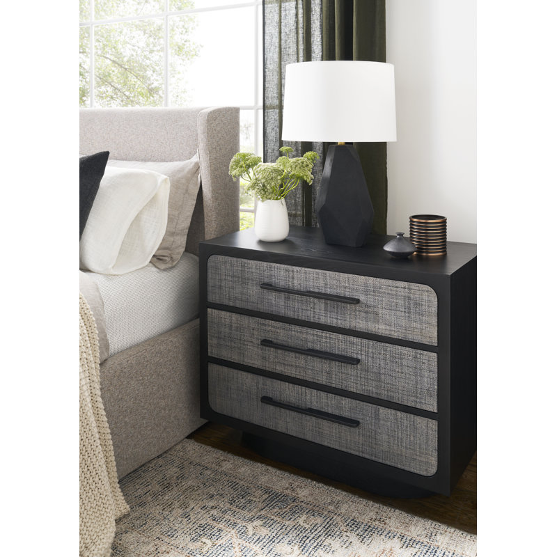 Table de chevet Reveal, Gris colombe