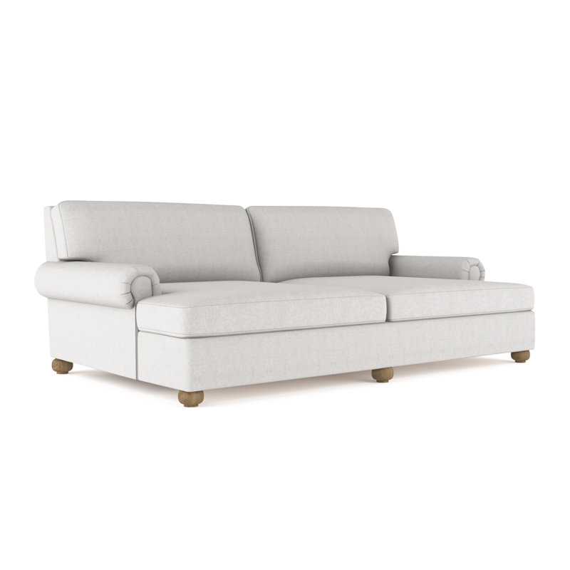 Sofa, Plush Velvet Silver Streak