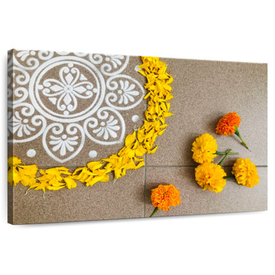 Adella Rangoli avec des soucis