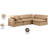 Itala Upholstered L-Shaped Sectional Reversible-94482382