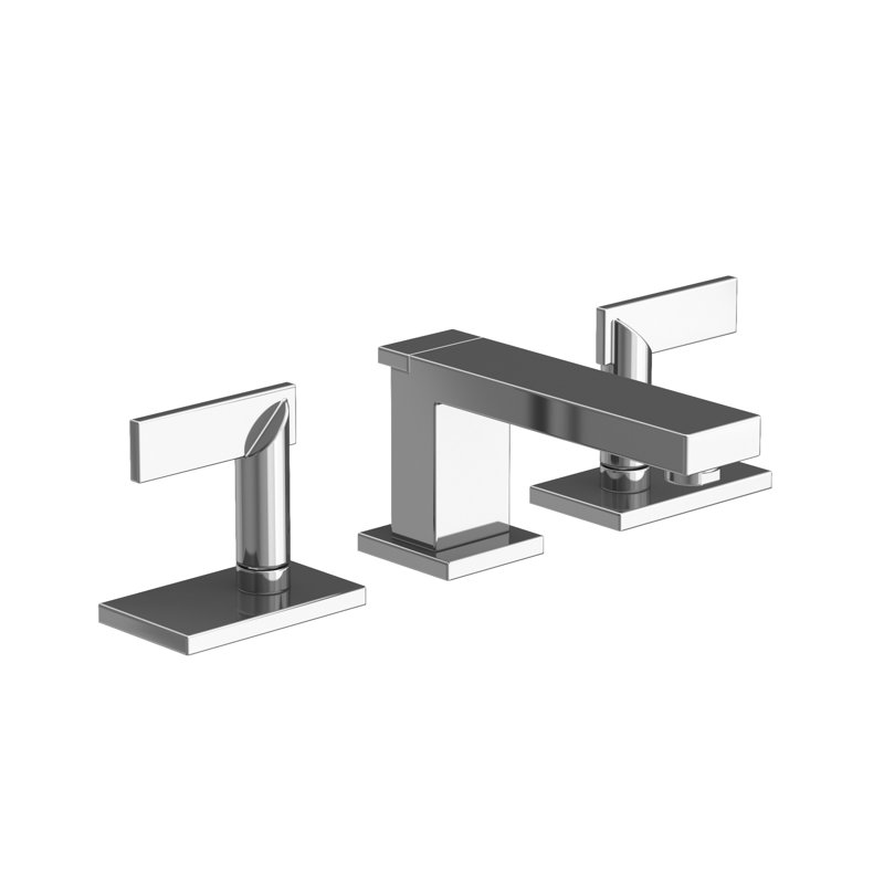 Metro Widespread Bathroom Faucet with Drain Assembly, Polished Chrome