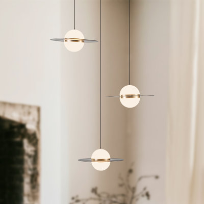 Luminaire suspendu 3 lumières DEL à intensité variable