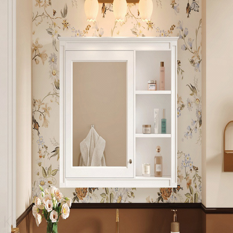 Armoire à pharmacie de 36 po x 28 po, armoire de rangement murale pour salle de bain, armoire de salle de bain moderne avec miroir, armoire à pharmacie, armoire à miroir avec 1 tablette réglable